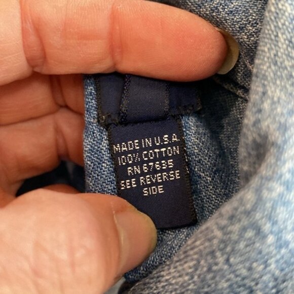 Vintage Ralph Lauren Western Denim Dress - Picture 11 of 12